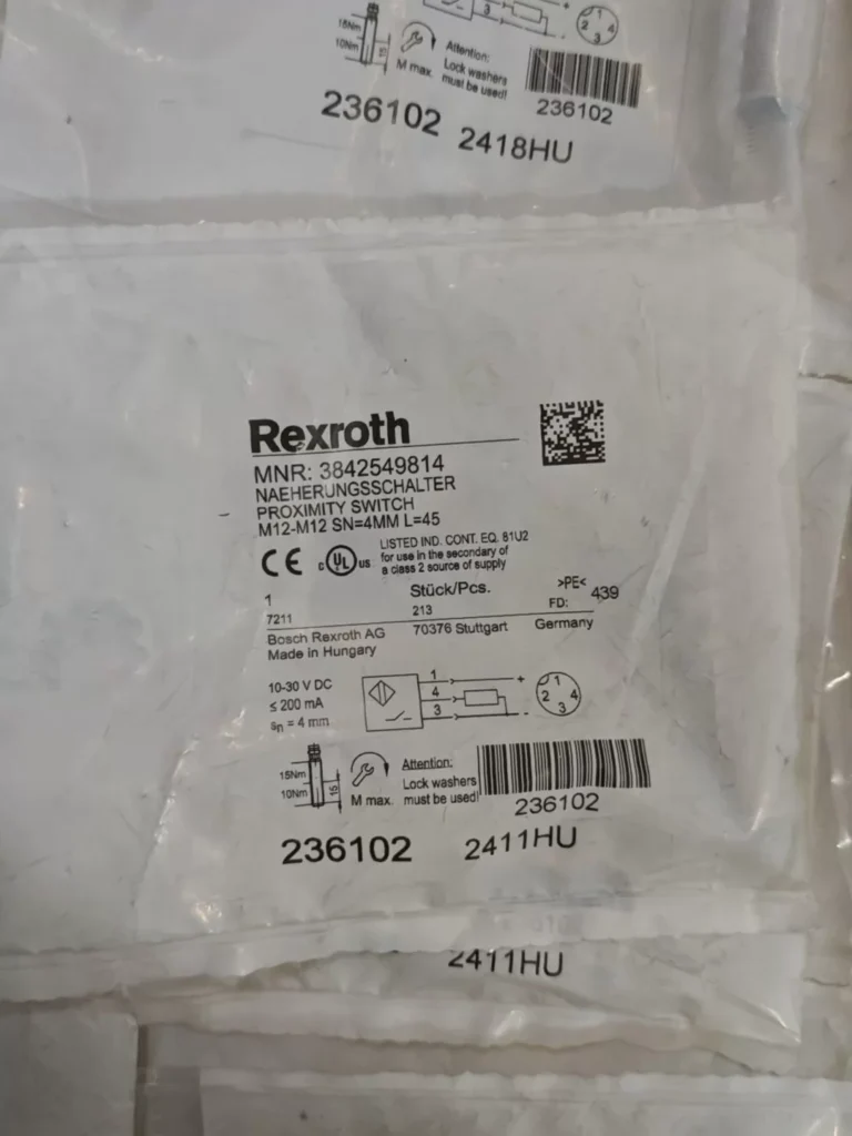 Bosch Rexroth M12-M12 Proximity Sensor thumbnail