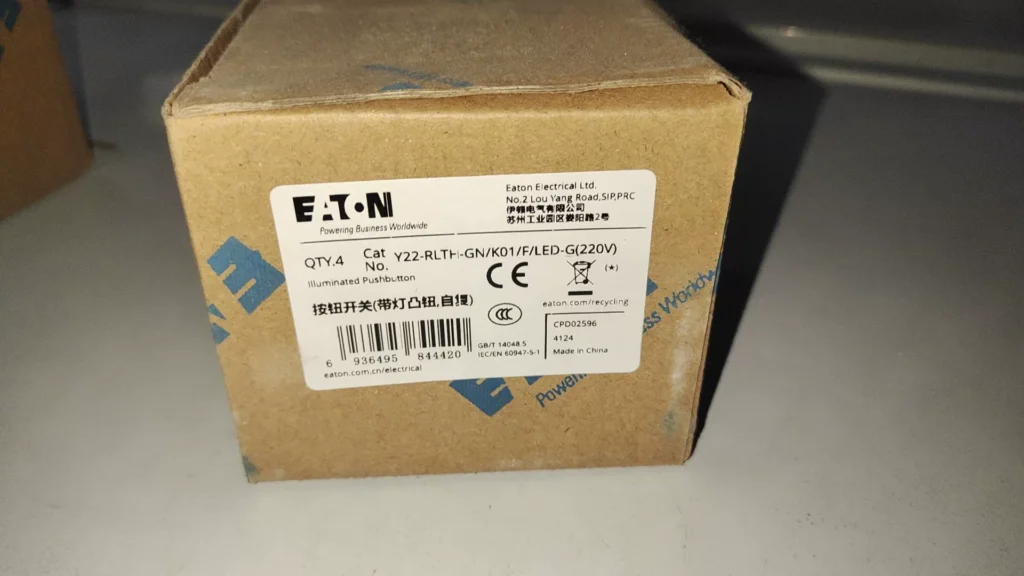 Eaton Y22-RLTH-GN/K01/F/LED（220V） Switch