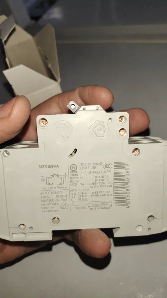 Eaton FAZ-D15/2-NA Circuit Breaker thumbnail
