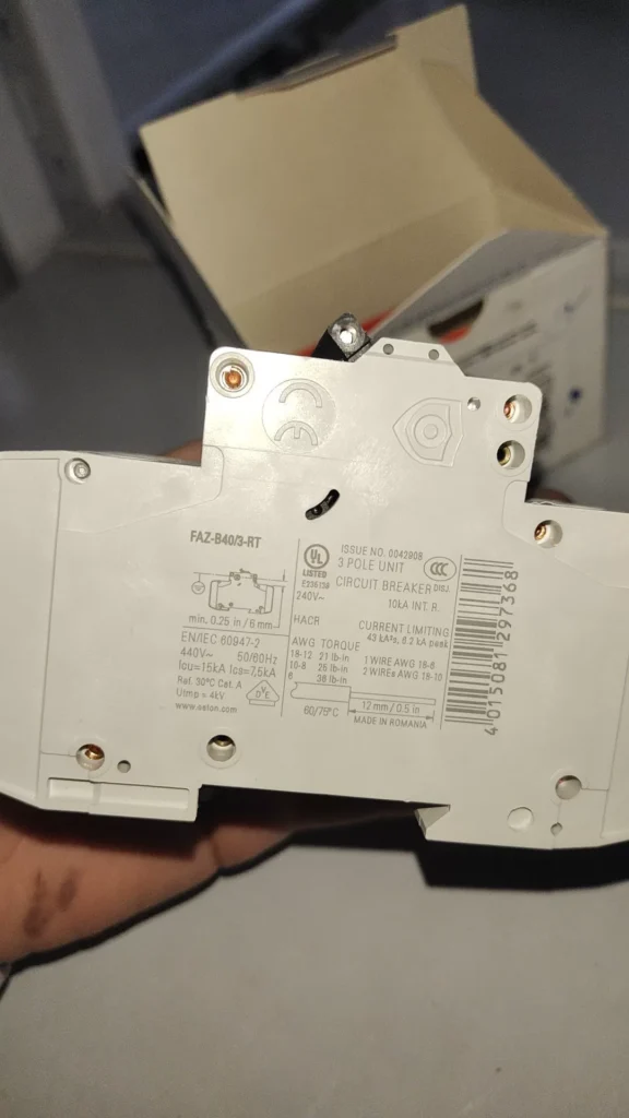Eaton FAZ-B40/3-RT Circuit Breaker thumbnail