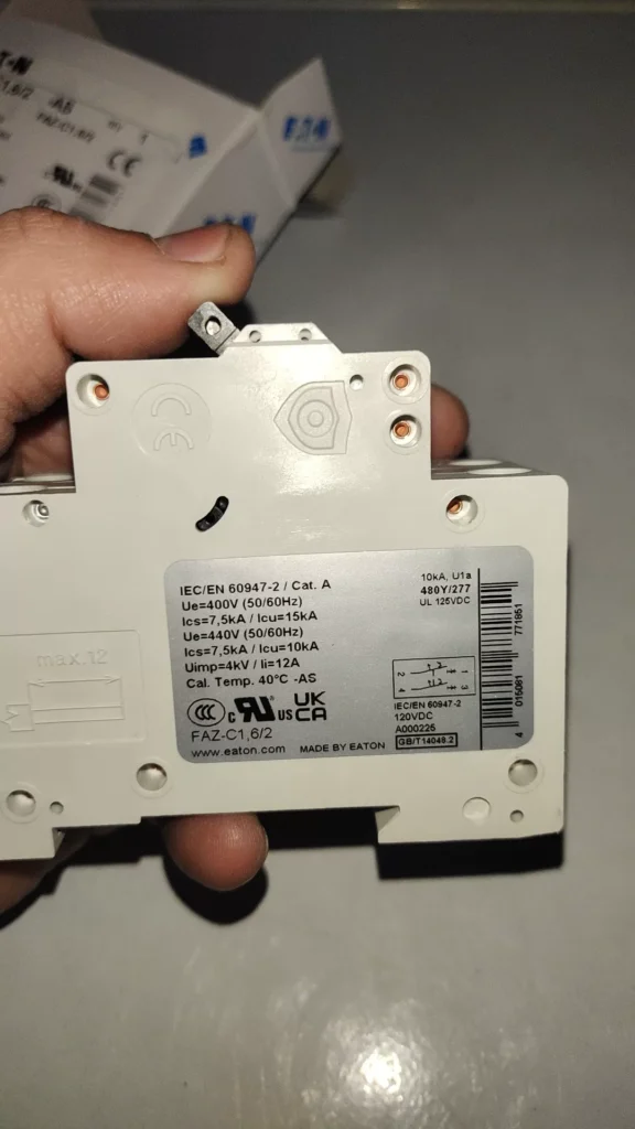 Eaton FAZ-C1,6/2-AS Circuit Breaker thumbnail