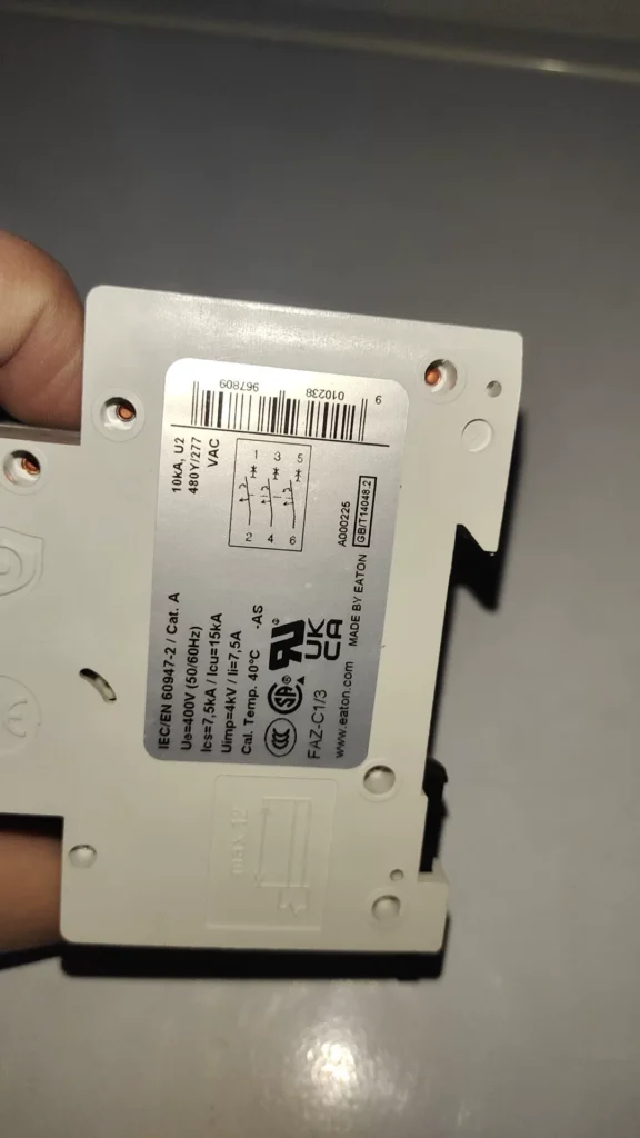 Eaton FAZ-C1/3-AS Circuit Breaker thumbnail