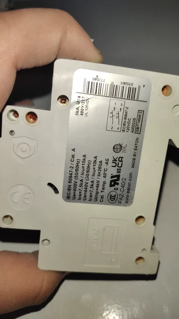 Eaton FAZ-C40/2-AS Circuit Breaker thumbnail