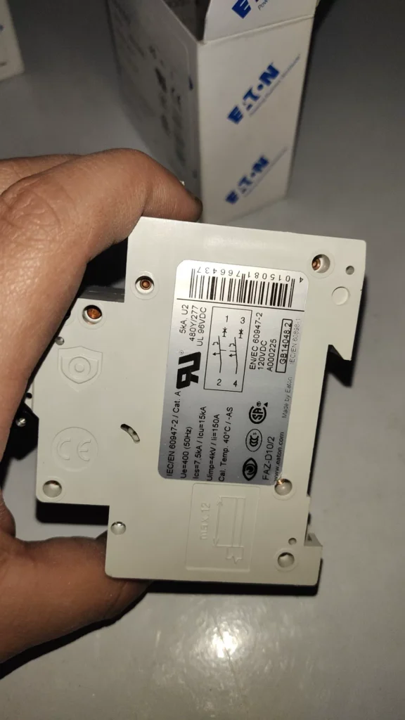 Eaton FAZ-D10/2-AS Circuit Breaker thumbnail