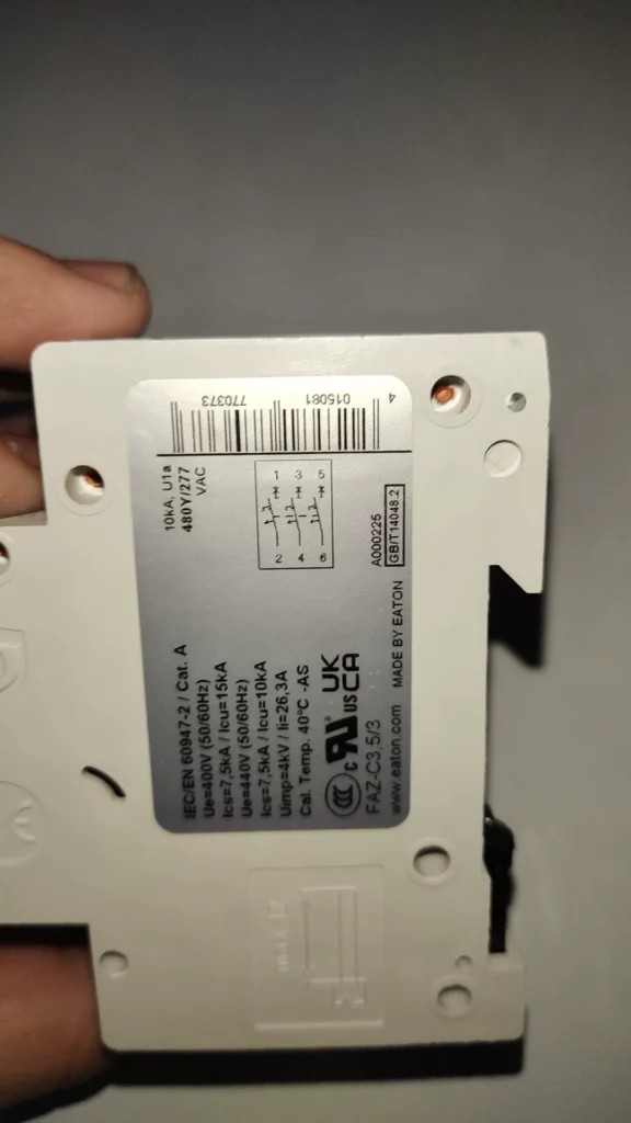 Eaton FAZ-C3,5/3-AS Circuit Breaker thumbnail