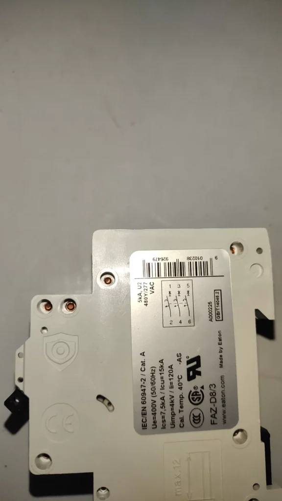 Eaton FAZ-D8/3-AS Circuit Breaker thumbnail