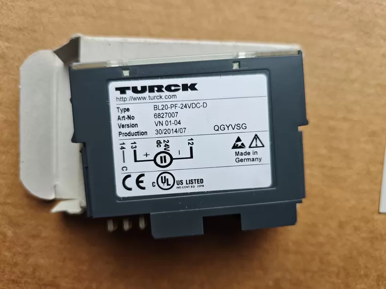TURCK Power Supply Module BL20-PF-24VDC-D thumbnail