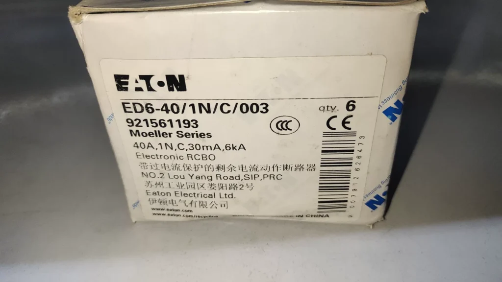 Eaton ED6-40/1N/C/003 Circuit Breaker