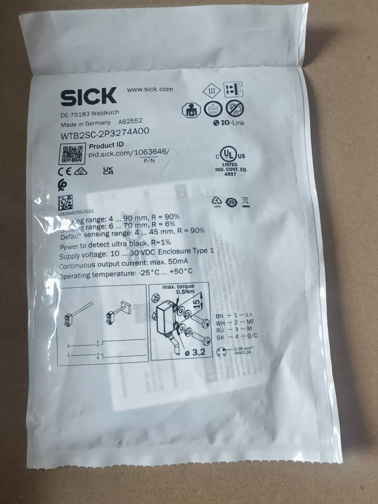 SICK WTB2SC-2P3274A00 Photoelectric Sensor thumbnail
