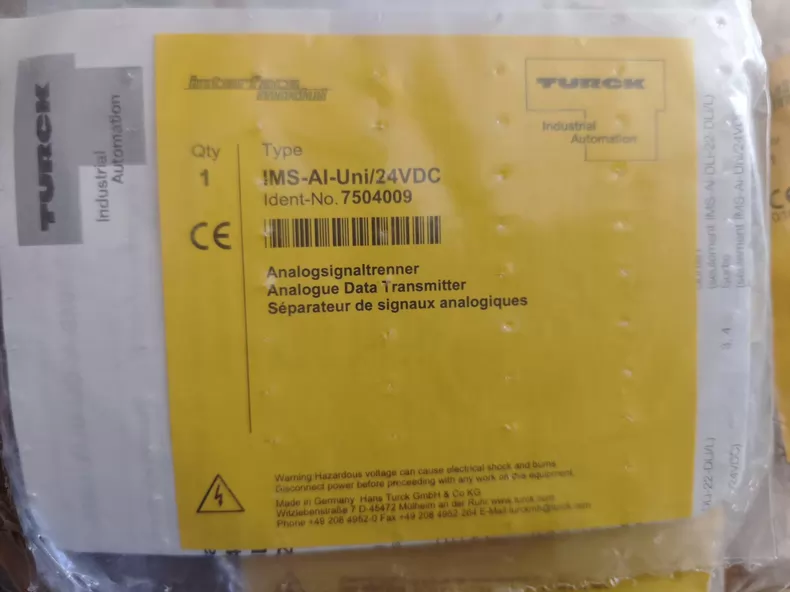 TURCK IMS-AI-UNI/24VDC Isolation Amplifier