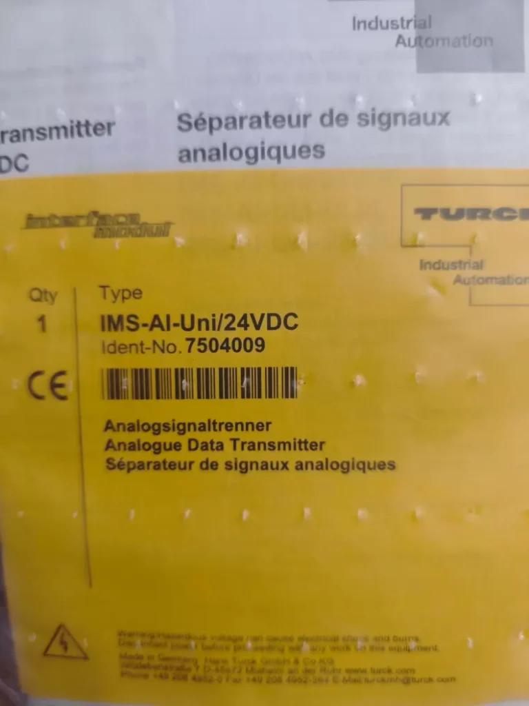 TURCK IMS-AI-UNI/24VDC Isolation Amplifier thumbnail