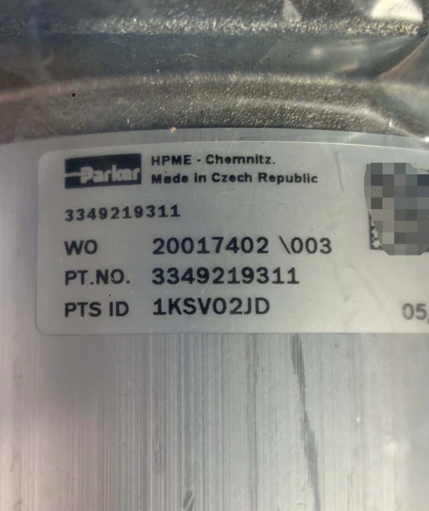 Parker 3349219311 Gear Pump