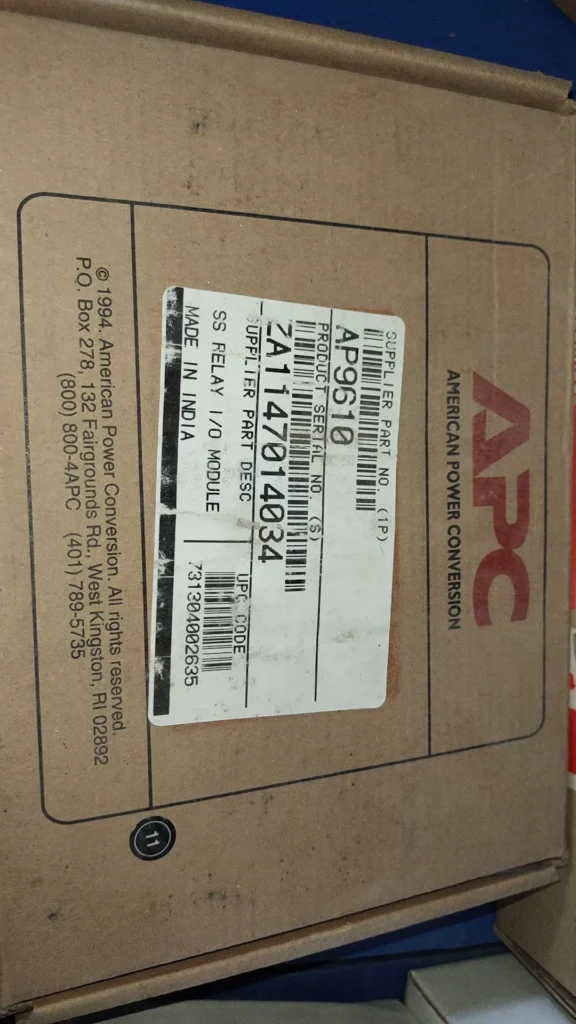 APC AP9610 Monitoring Card