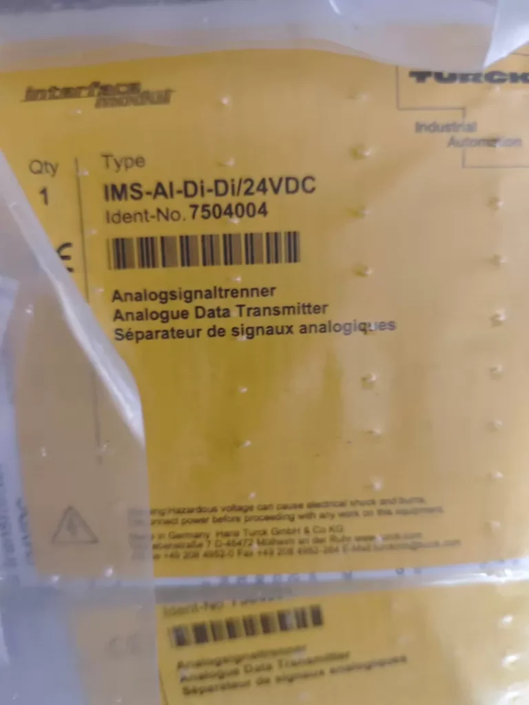 TURCK Module IMS-AI-DI-DI/24VDC thumbnail
