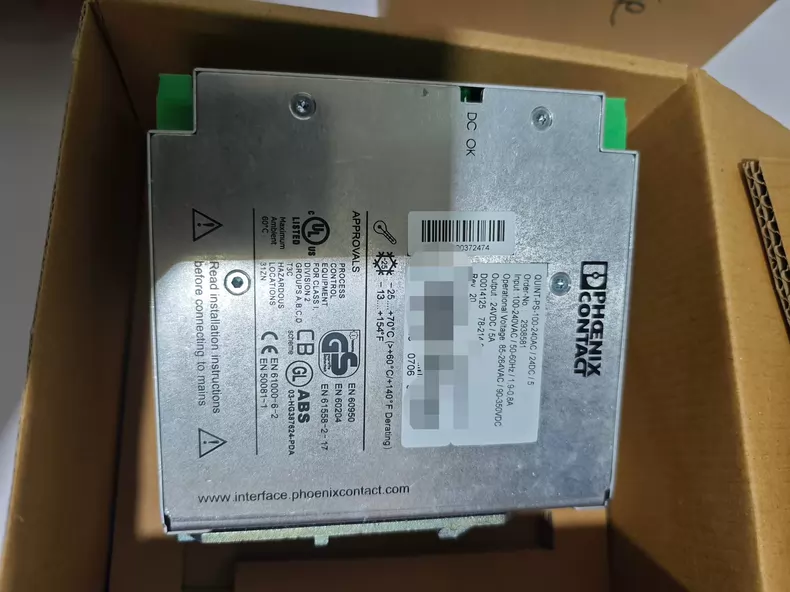 Phoenix Contact Power Supply Module QUINT-PS-100-240AC/24DC/5
