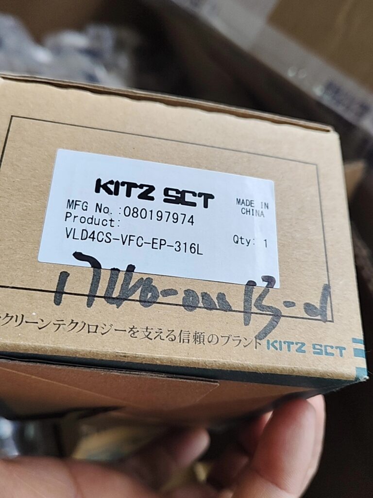 KITZ SCT VLD4CS-VFC-EP-316L Diaphragm Valve thumbnail