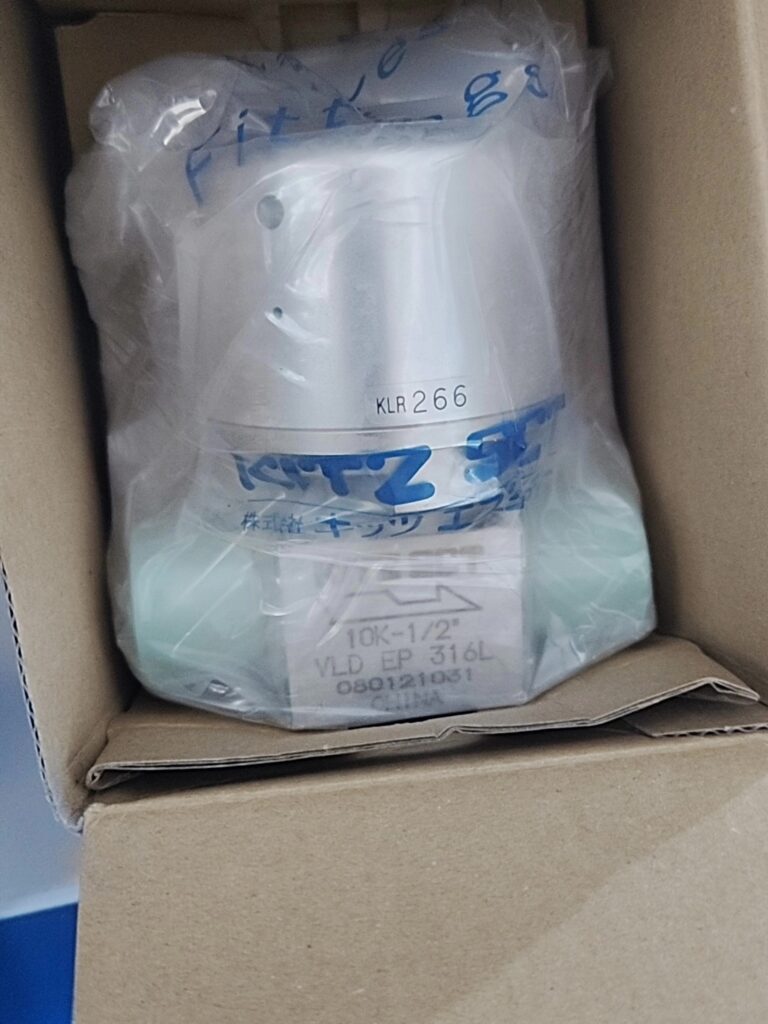 KITZ SCT VLD8CS-VC-EP-316L Diaphragm Valve