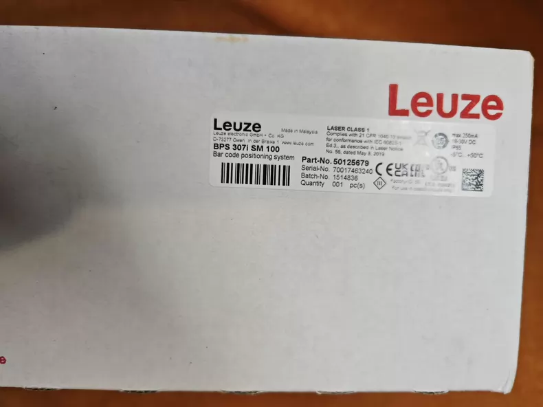 Leuze BPS 307i SM 100 50125679 Barcode reader
