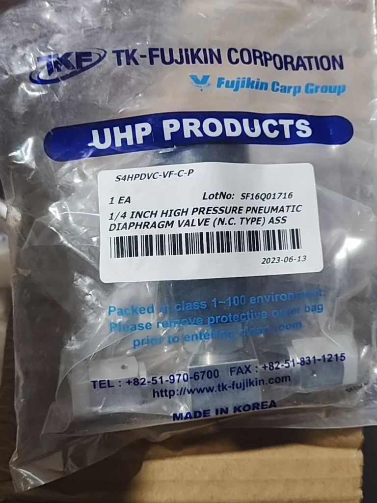 Fujikin S4HPDVC-VF-C-P Diaphragm Valve