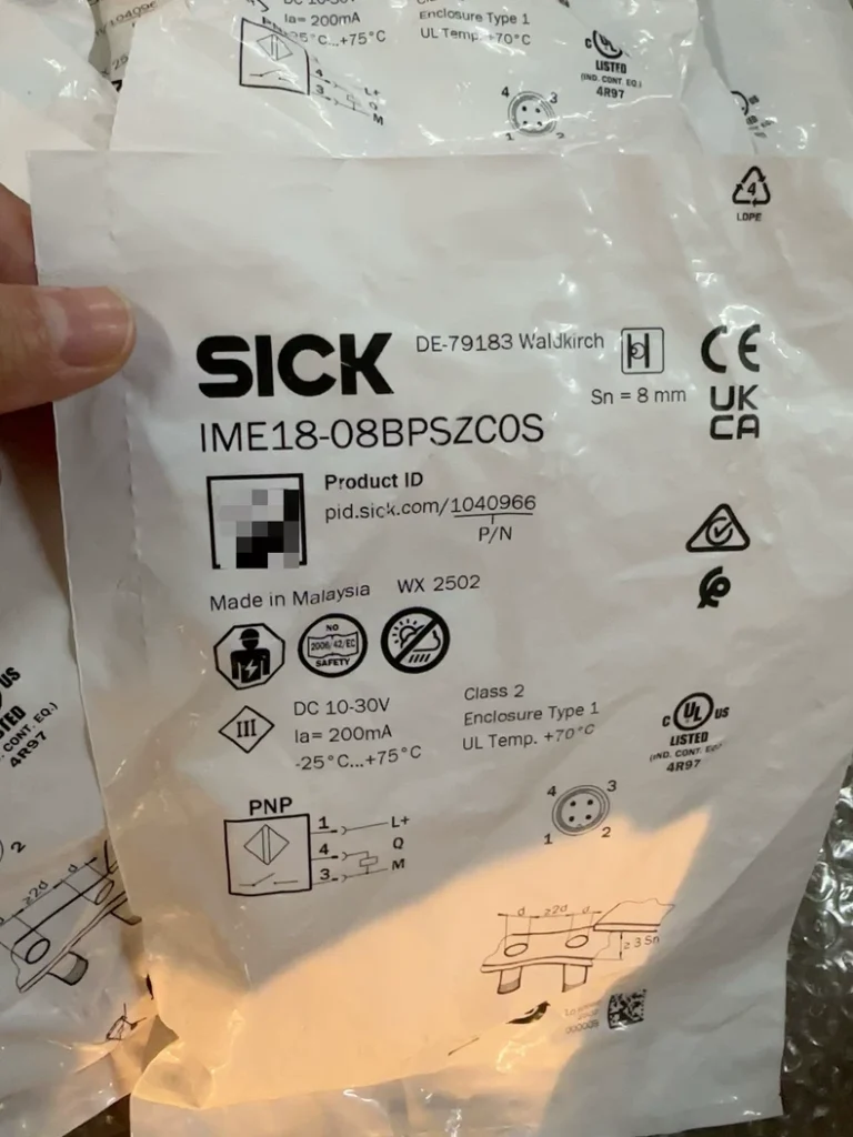 SICK IME18-08BPSZCOS Proximity Sensor