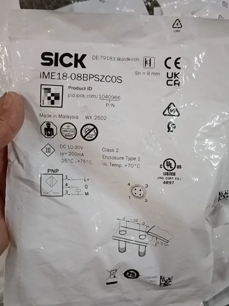 SICK IME18-08BPSZC Proximity Sensor