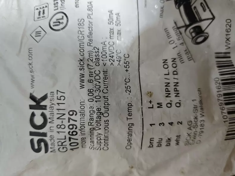 SICK Photoelectric Sensor GRL18-N1157 thumbnail