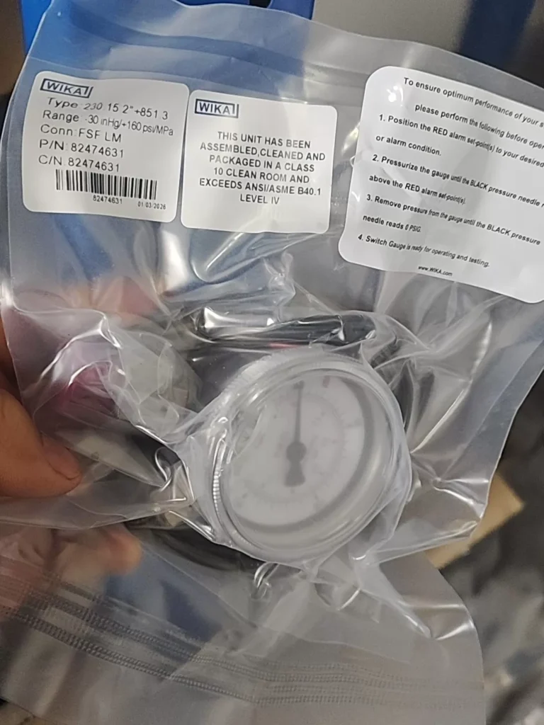 WIKA 1000MBAR Pressure Gauge thumbnail