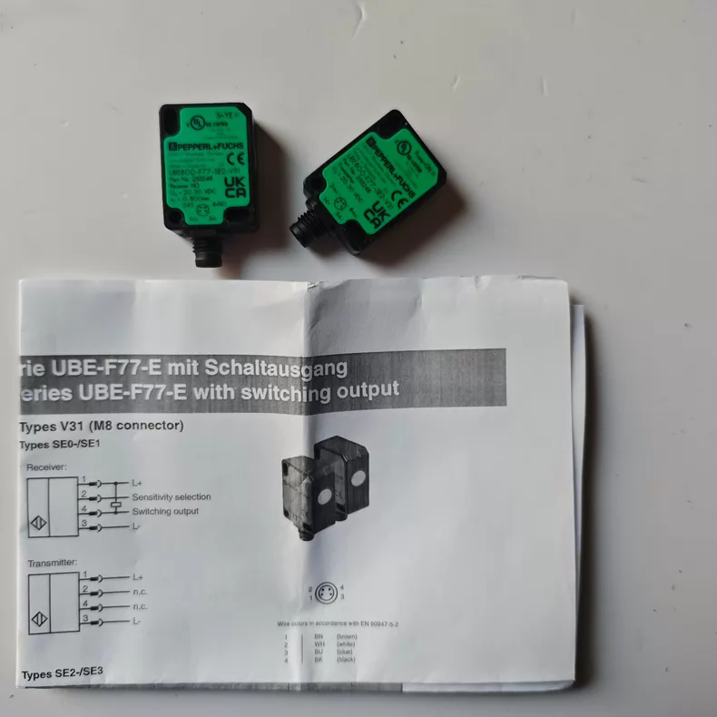Pepperl+Fuchs Ultrasonic Sensor UBE800-F77-SE2-V31 thumbnail