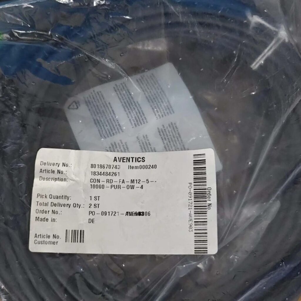 Aventics 1834484261 Cylinder Sensor Cable thumbnail