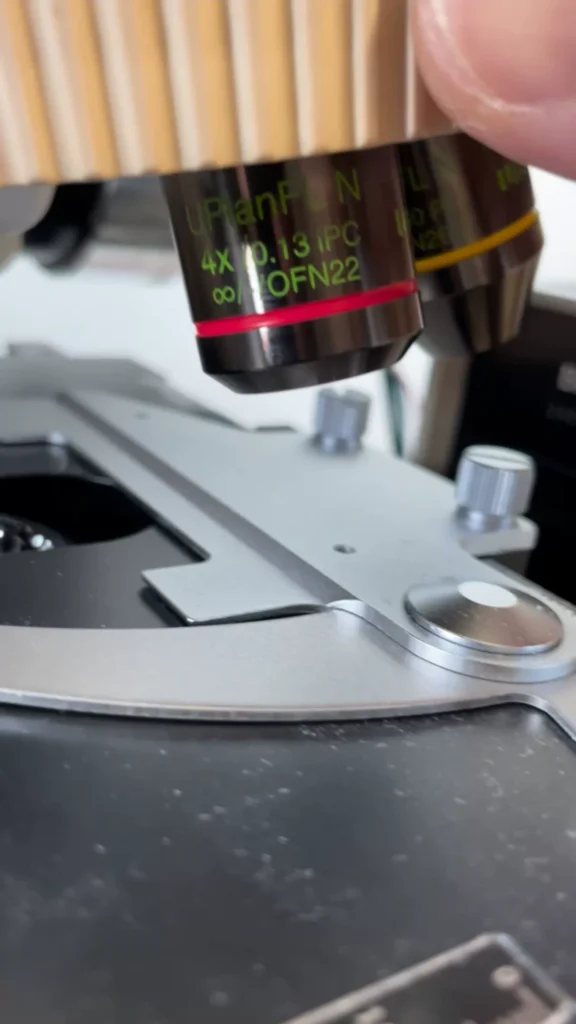 Evident UPLFLN4XIPC Microscope Objective