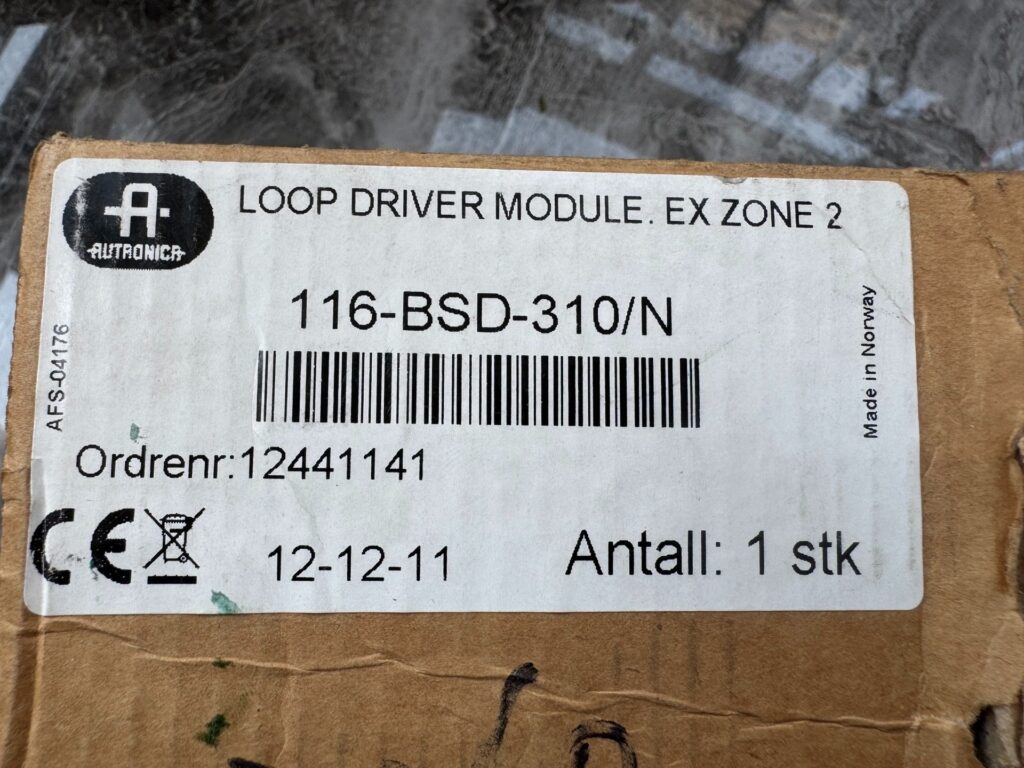 Autronica 116-BSD-310/N Module