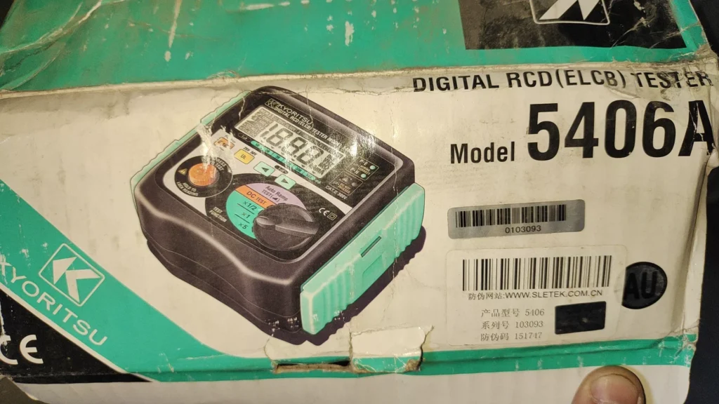 Kyoritsu 5406A RCD Tester thumbnail