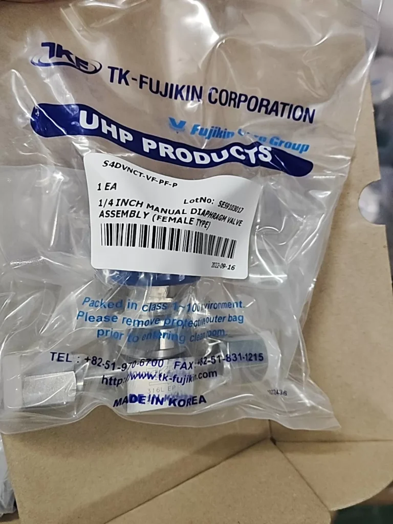 Fujikin S4DVNCT-UF-PF-P Diaphragm Valve