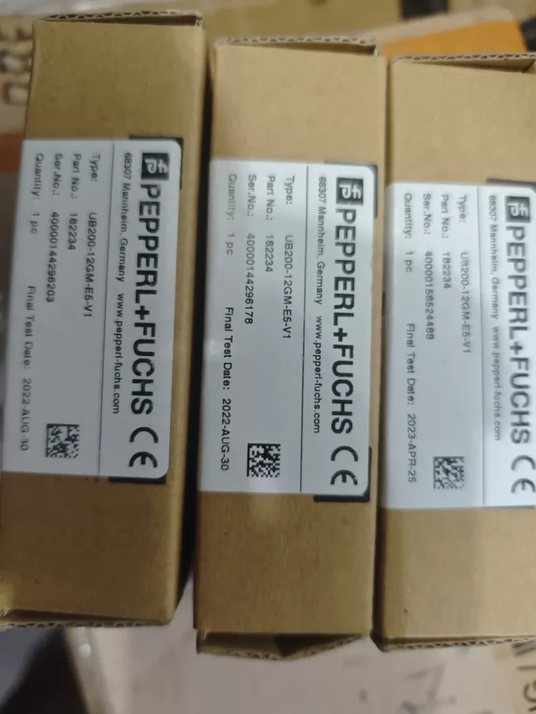 Pepperl+Fuchs Ultrasonic Sensor UB200-12GM-E5-V1 thumbnail