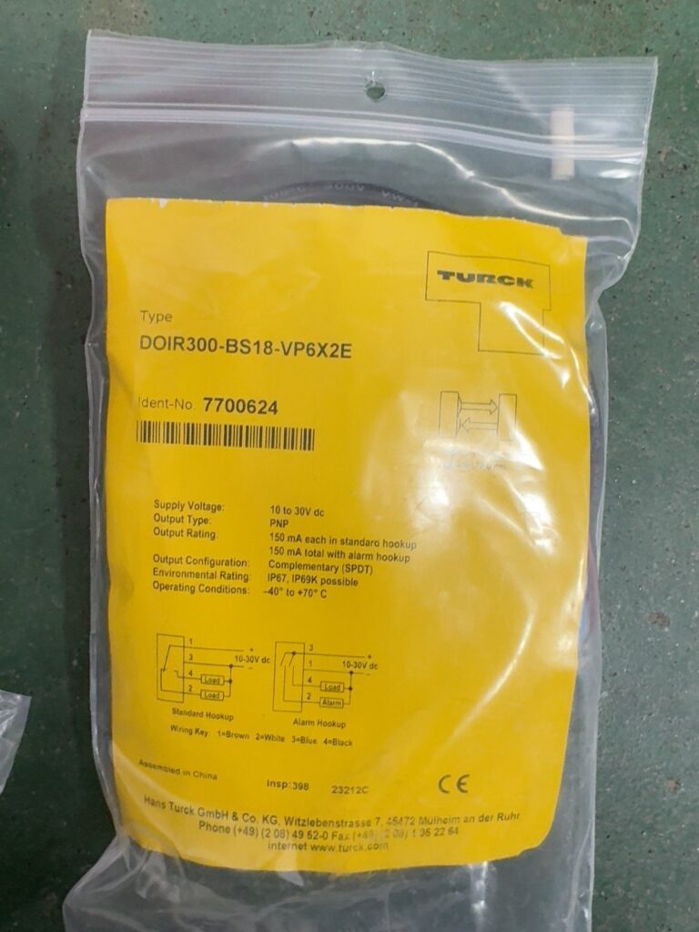 Turck DOIR300-BS18-VP6X2E Proximity Sensor