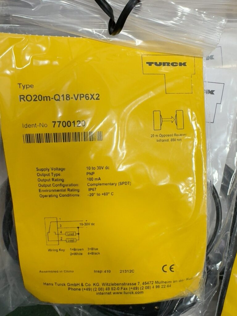 Turck RO20m-Q18-VP6X2 Photoelectric Sensor