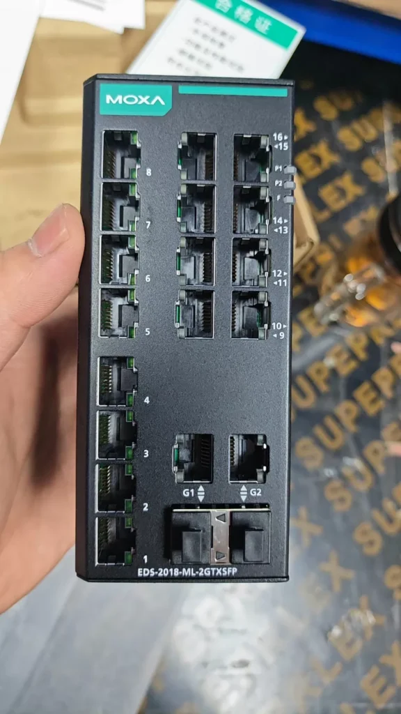 Moxa EDS-2018-ML-2GTXSFP-T Industrial Switch thumbnail