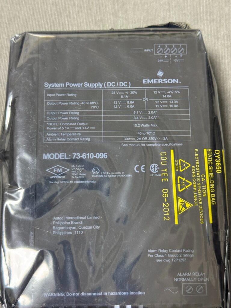 Emerson VE5009 Module