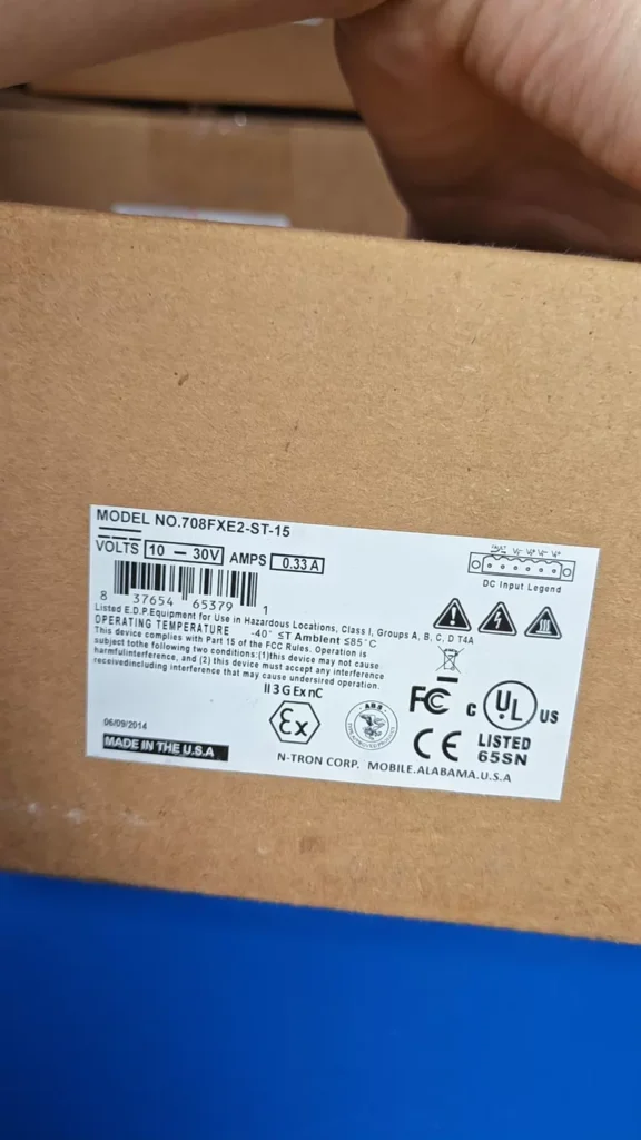 N-Tron 708FXE2-ST-15 Industrial Switch
