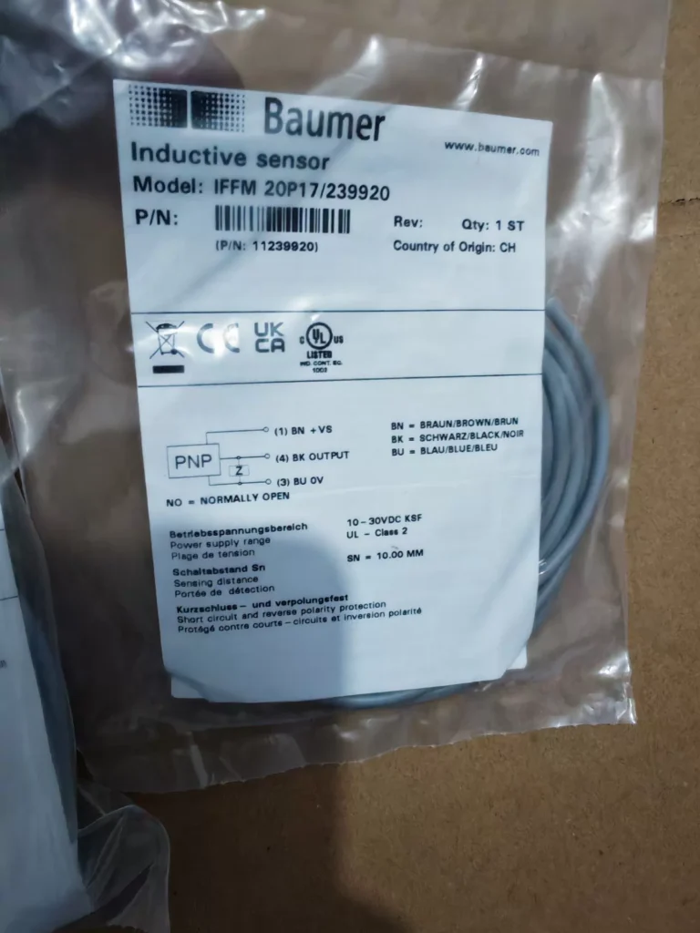 Baumer 20P17/239920 Proximity Sensor