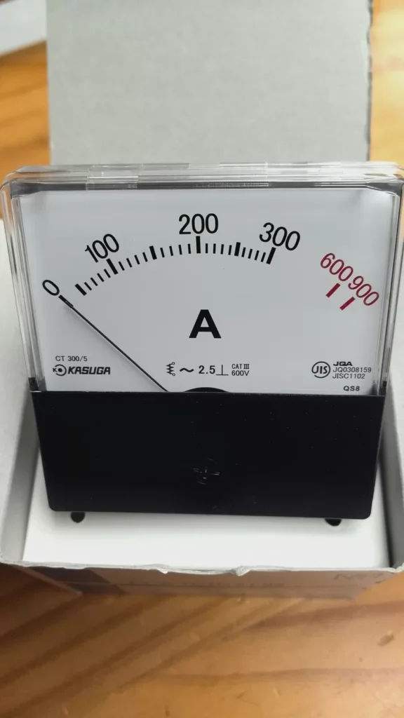 Kasuga Electric QS8AS3005 0-300-900A 300/5A Ammeter thumbnail