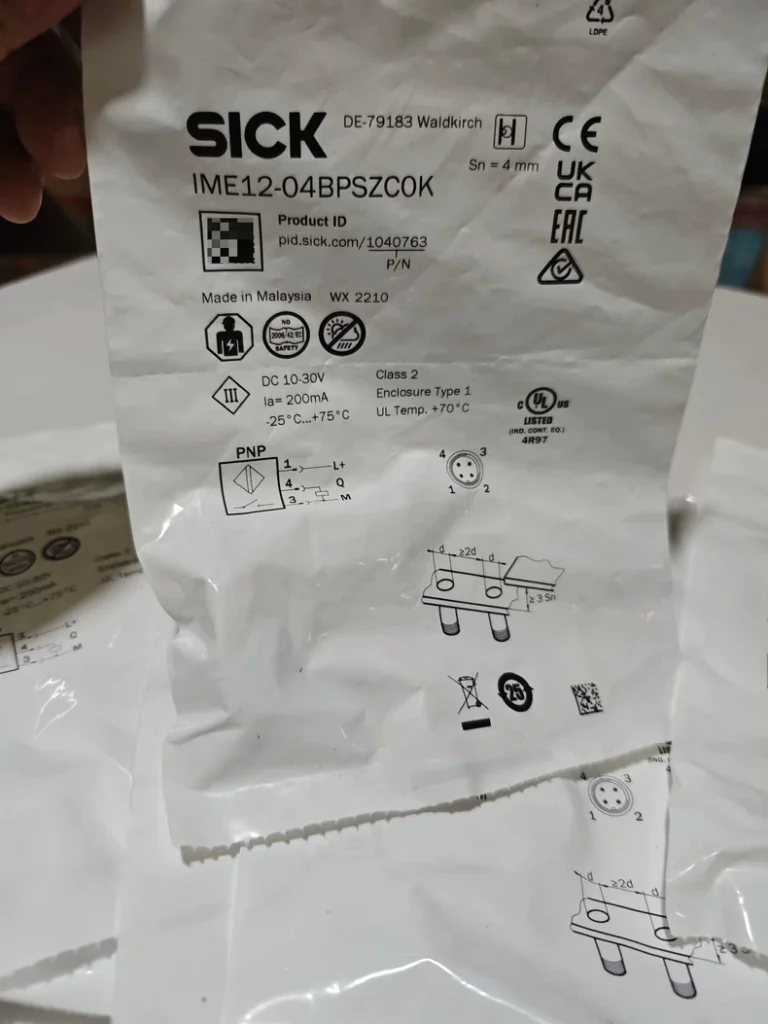 SICK Proximity Sensor IME12-04BPSZC0K thumbnail