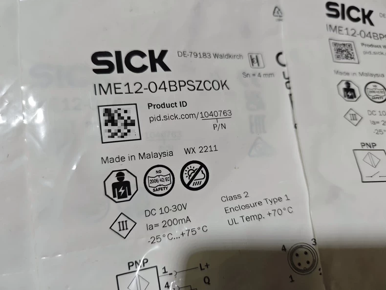 SICK Proximity Sensor IME12-04BPSZC0K thumbnail