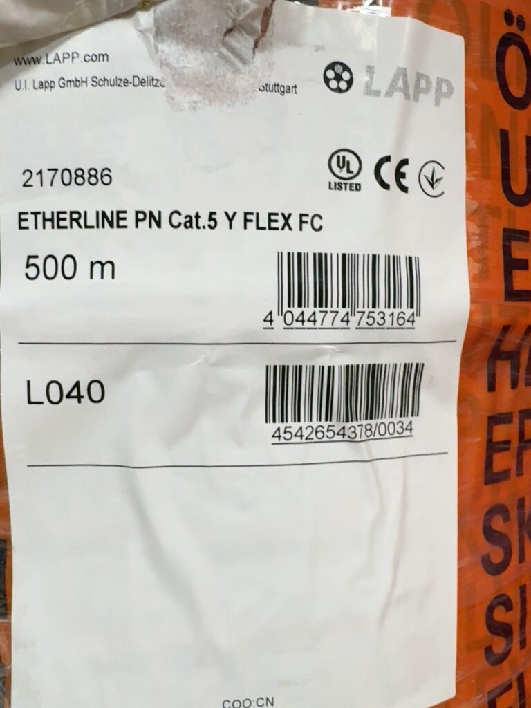 LAPP 2170886 Industrial Ethernet Cable
