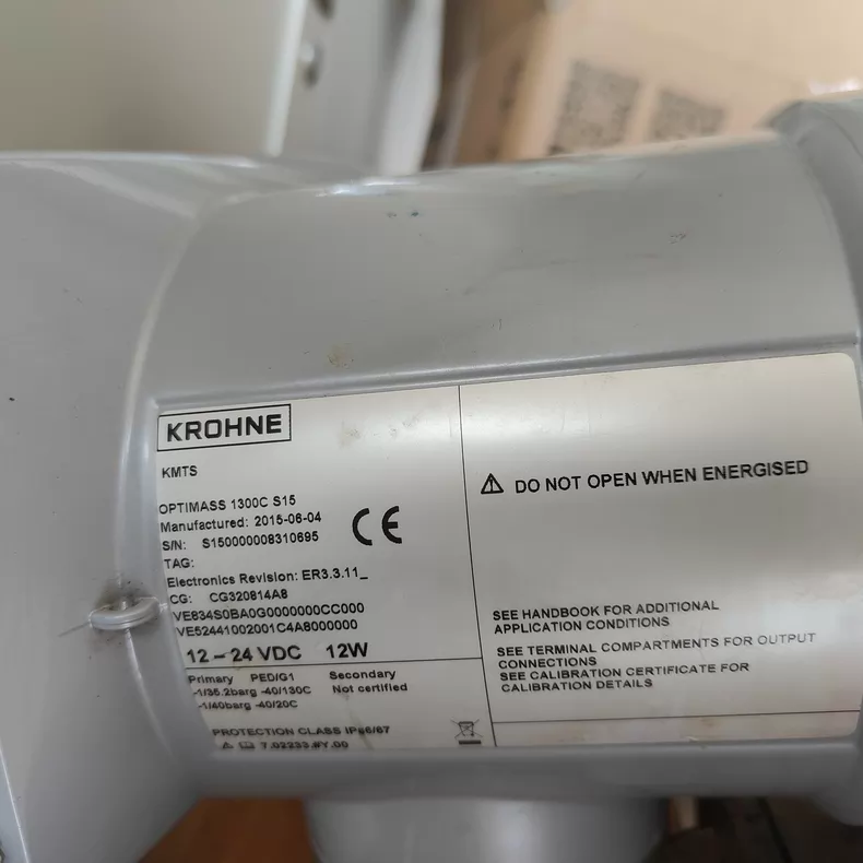 KROHNE OPTIMASS 1300C S15 Mass Flow Meter thumbnail