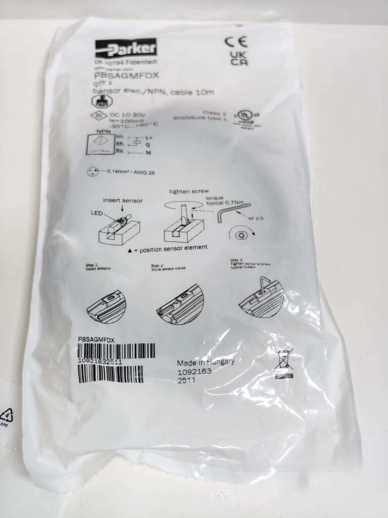 Parker P8SAGMFDX Sensor