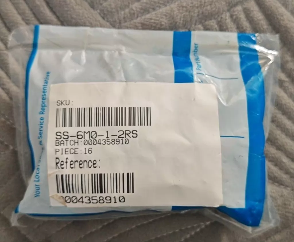 Swagelok SS-6M0-1-2RS Tube Fitting