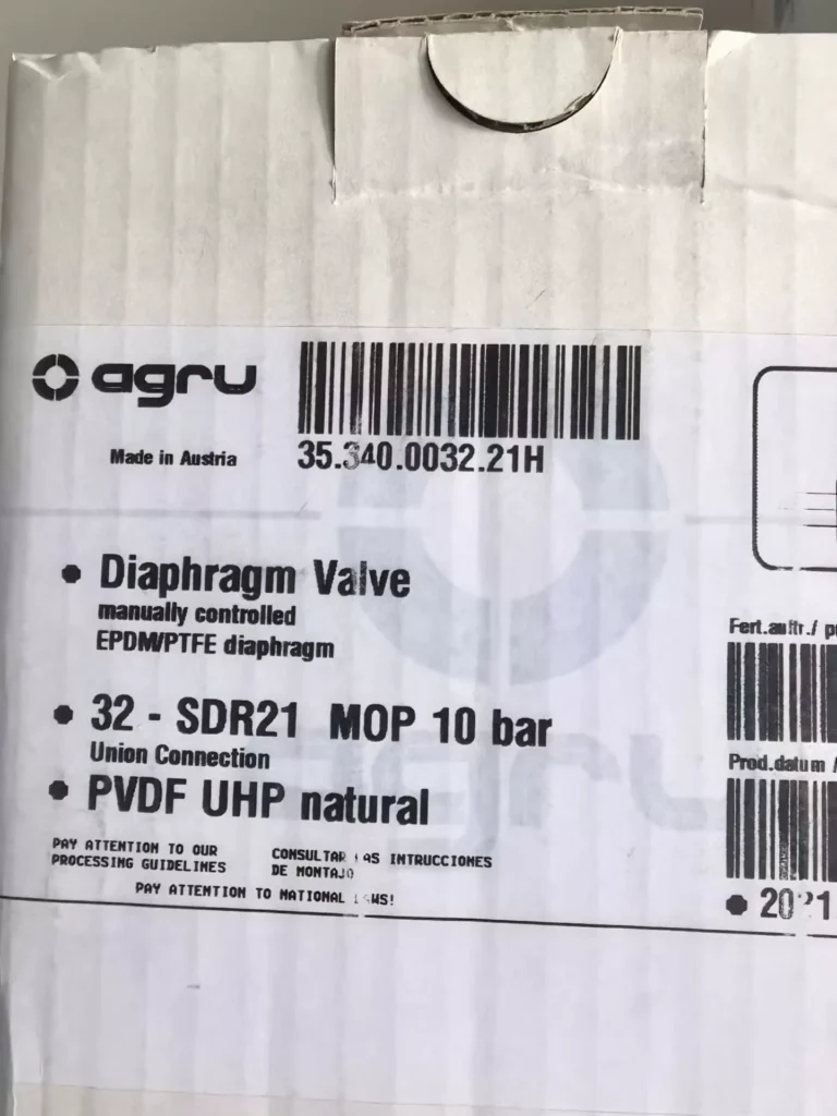 AGRU d32 Diaphragm Valve thumbnail