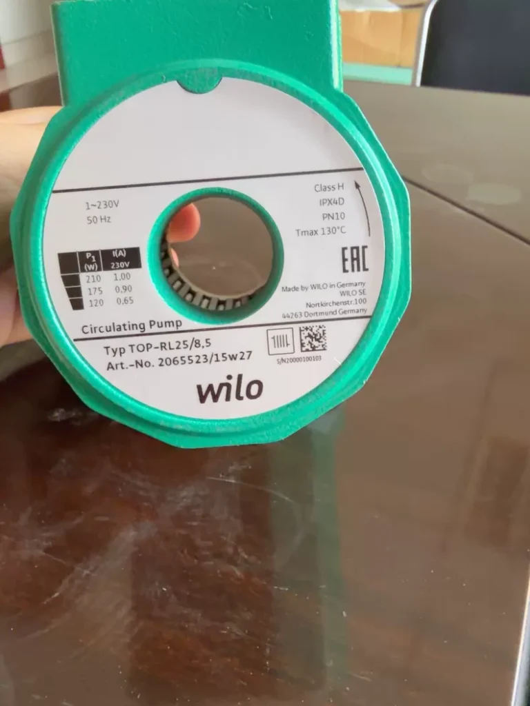WILO RL25/8.5 Water Pump