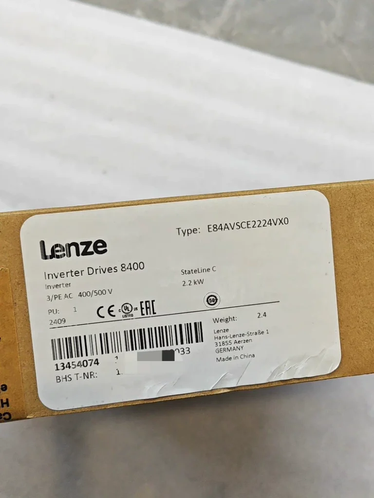 Lenze Variable Frequency Drive E84AVSCE2224VX0